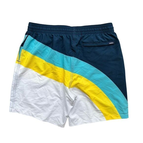 Chubbies Men's XL Color Block Swim Trunks 7" Beach Poolside Shorts - Picture 2 of 4